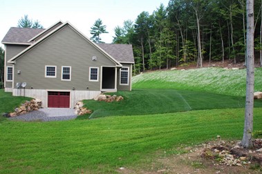 slope landscaping project
